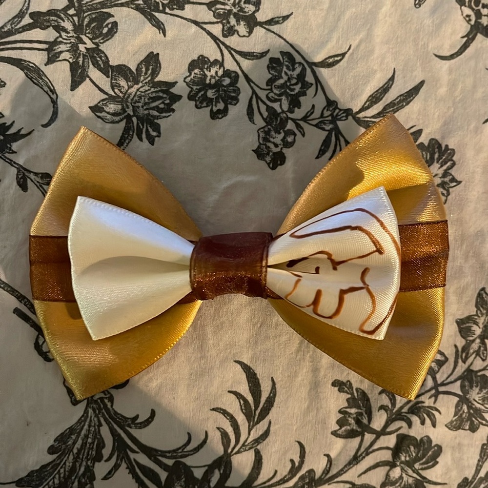 Lion King inspired hair bow